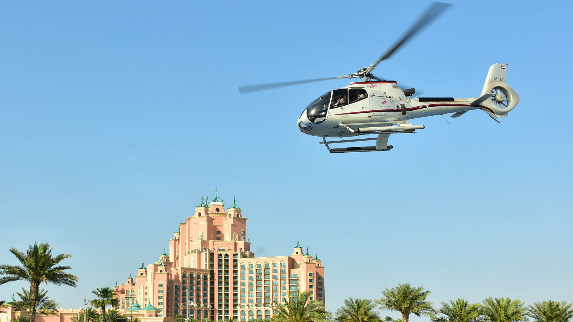 Helicopter Flight from Palm Island Dubai image 3